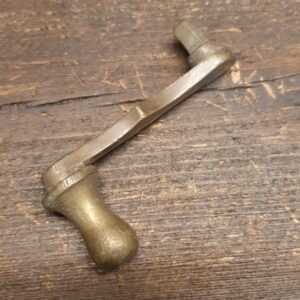 Antique Brass Mechanical Doorbell Hand Crank