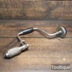 Vintage Stanley England Mrk 2 Ratchet Brace 10" Swing - Ready For Use