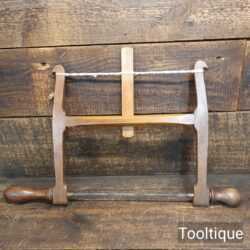 Vintage 10” Beechwood Bowsaw Fully Refurbished Sharpened Ready To Use