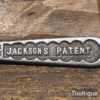Vintage Jacksons Patent Button Key Tool for Buttons - Good Condition