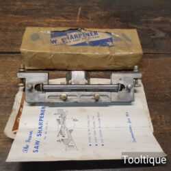 Vintage Boxed Frazer Saw Sharpening File Guide - Good Condition