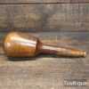 Vintage Lignum Vitae Mallet Hand Turned From One Piece - Fully Refurbished