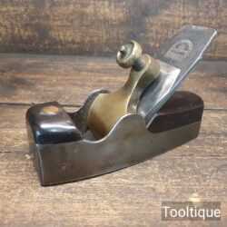 Vintage Stewart Spiers Dovetailed Soothing Plane With Rosewood Infill
