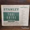 Vintage Stanley Tool Guide Paper Back Booklet - Good Condition