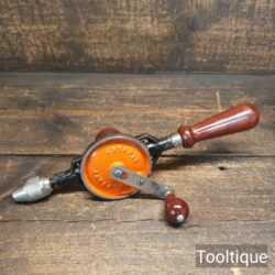 Vintage Stanley No: 803 Double Pinion Egg Beater Hand Drill - Refurbished