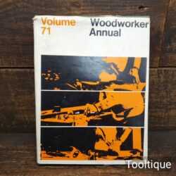 Vintage Evans Woodworking Annual 1971 Book - Good Condition