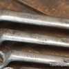 7 No: Vintage Bedford Vanadium 1/8”-9/16” Whitworth Sized Ring Spanner Set