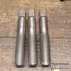 Vintage Set of 3 No: LALL td England 3/4 BSW x 10 Taps Good Condition