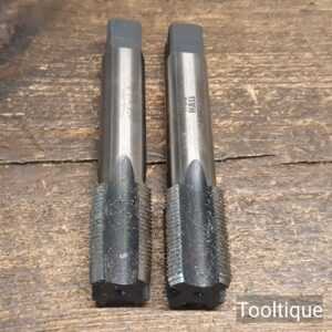 2 No: Vintage Hall Of England M24 X 1.5 HSS Sequenced Taps Good Condition