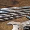 Vintage Selection of 11 No: Gordon Tools Metric Open End & Ring Spanners