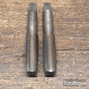 Vintage Pair of 5/8” BSF x 14 Sequenced Taps - Good Condition Vintage Pair of 5/8” BSF x 14 Sequenced Taps - Good Condition