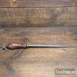 Vintage HM Slater Ventore Butchers Chefs Sharpening Steel - Good Condition