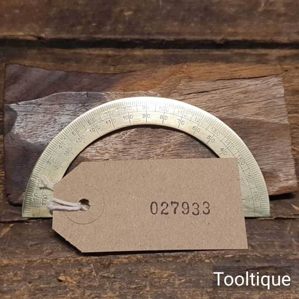 Antique Brass Protractor Fully Refurbished Ready For Use Tooltique