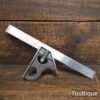 Vintage Rabone Chesterman No: 1901 adjustable steel square fully refurbished ready for use and in good used condition.