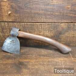 Unusual Vintage Continental Carvers Hand Axe - Refurbished Ready To Use