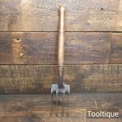 Vintage Gardeners Hand Fork With Long Handle - Good Condition