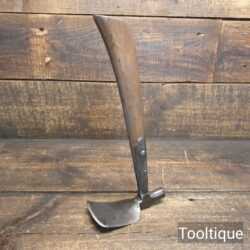 Unusual Antique Wood Carving Striking Hand Adze - Refurbished Ready For Use