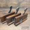 Antique Buck Set 3 No: Coachmakers Graduated Compassed Beechwood Planes