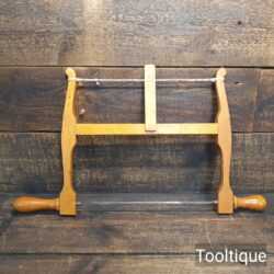 Vintage 12” Beechwood Bowsaw Fully Refurbished Sharpened