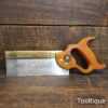 Vintage 8” Tyzack & Sons & Turner Nonpareil No: 120 Dovetail Saw - Ready To Use