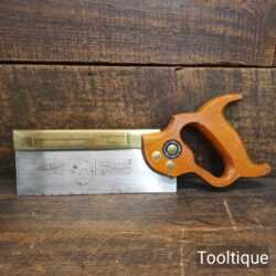 Vintage 8” Tyzack & Sons & Turner Nonpareil No: 120 Dovetail Saw - Ready To Use