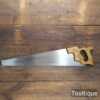 Vintage Henry Disston USA 26” Cross Cut Saw 7 TPI - Fully Refurbished