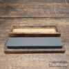 Vintage Boxed 5” x 1” Natural Blue Slate Water Razor Hone - Good Condition