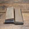 2 No: Vintage India Fine Grade Honing Stones - Good Condition