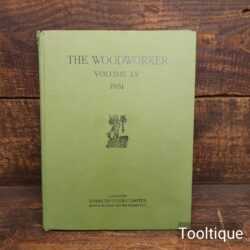 Vintage Evan Brothers ‘The Woodworker’ 1951 Hard Back Annual Book