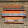 3 No: Vintage Carborundum Medium Grit Sharpening Stones - Good Condition