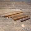 Vintage Selection 5 No: Small Shaped Washita Honing Slip Stones