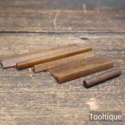 Vintage Selection 5 No: Small Shaped Washita Honing Slip Stones