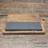 Vintage Boxed 5” x 1” Natural Blue Slate Water Razor Hone Stone