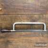 Antique Millers Falls USA No: 0 Adjustable Length Hacksaw Rosewood Handle