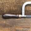 Antique Millers Falls USA No: 0 Adjustable Length Hacksaw Rosewood Handle
