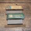 Vintage Selection of 3 No: Small Sharpening Stones - Good Condition