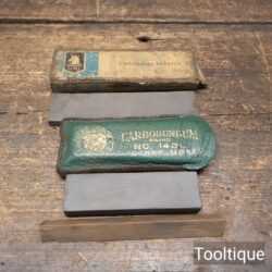 Vintage Selection of 3 No: Small Sharpening Stones - Good Condition