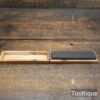 Vintage Boxed 5” x 1” Natural Blue Slate Water Razor Hone - Good Condition