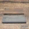 Vintage pair of carborundum and India slip stones (Medium & Fine grade) good used condition.