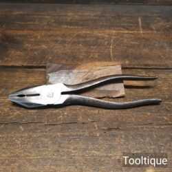 Vintage 8” Elliot Lucas General Pliers Ministry Broad Arrow - Good Condition