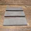 3 No: Different-Sized Vintage Carborundum Slip Stones- Good Condition