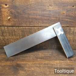 Vintage Ebony & Brass Carpenters 12” Set Square - Good Condition