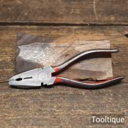 T28346 - Vintage 5” Sheffield made general purpose pliers in good used condition.