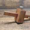 Vintage Marples Mahogany & Brass Quick Adjust Mortice Gauge - Good Condition