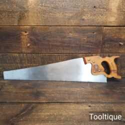 Vintage Spear and Jackson 1960’s Rip Saw 6 TPI - Fully Refurbished Ready To Use
