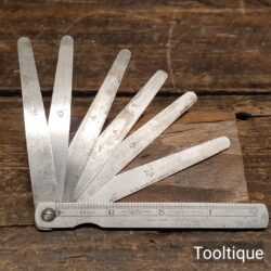 Vintage Chesterman No: 1769 Feeler Gauge 1000/inch - Good Condition