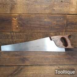 Scarce Vintage Spear & Jackson No: 200 Rosewood Cross Cut Panel Saw - Fully Refurbished