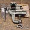 Small Vintage German Table Vice 1” Wide Jaws - Refurbished Ready To Use