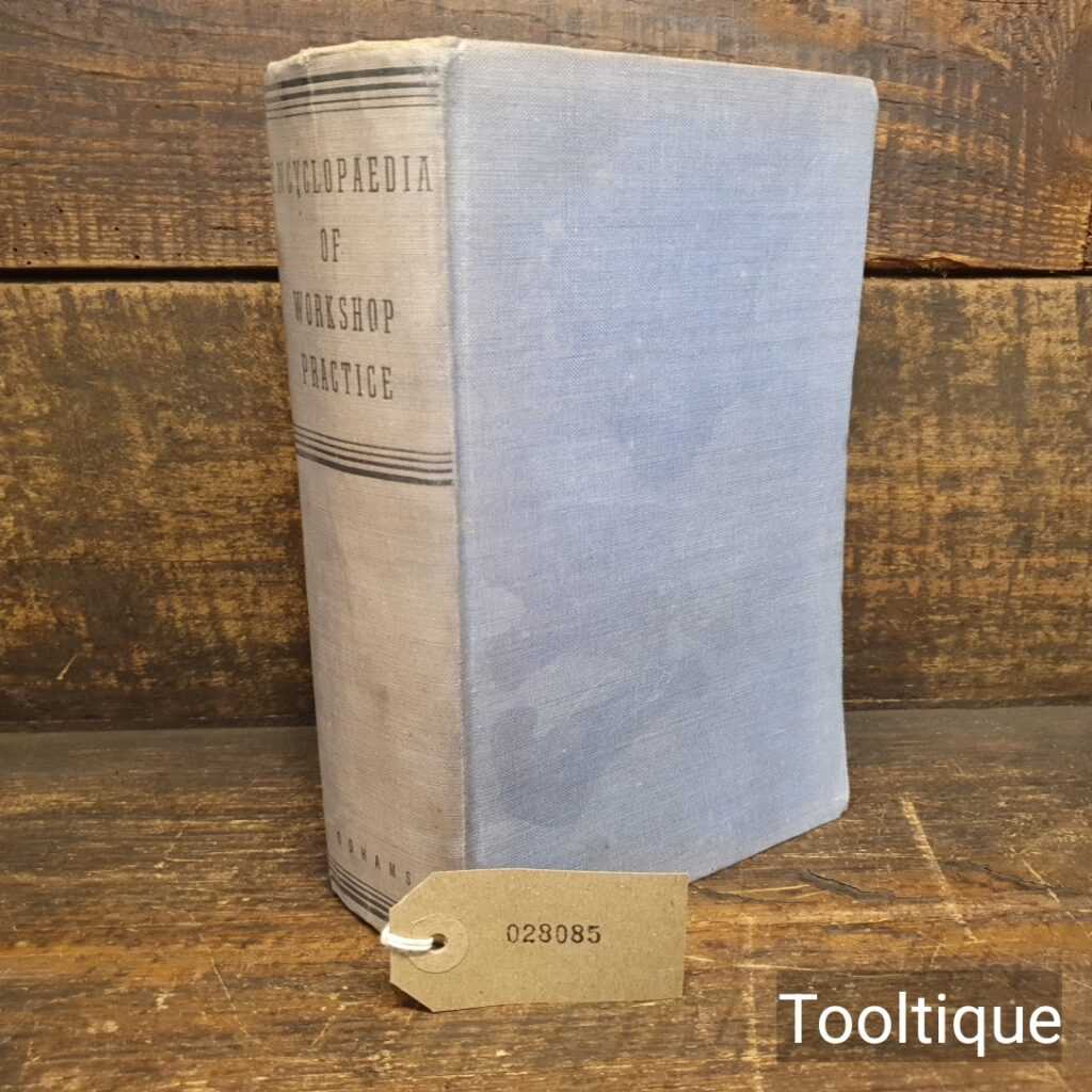 Vintage Odham's Encyclopedia Of Workshop Practice Hardback Book