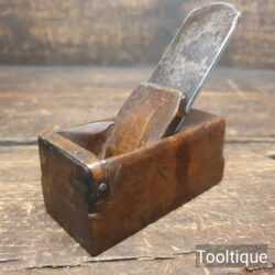 Vintage Beechwood Bullnose Plane - Refurbished Ready To Use